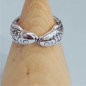 Sterling silver fish design